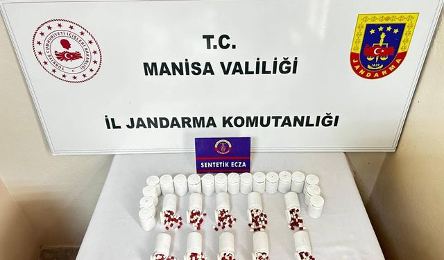 Evinden 1453 sentetik hapla yakalanan şüpheli tutuklandı