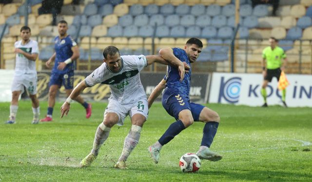 Menemen FK ağır zeminde fırsat tepti