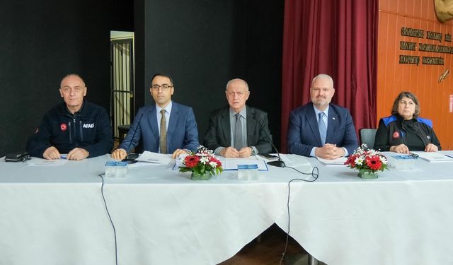 Menemen'de 'afet' toplantısı