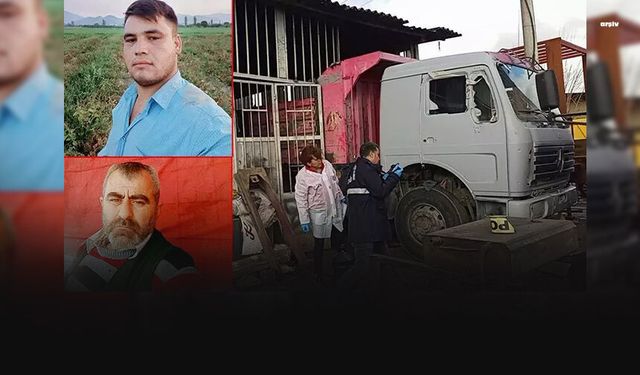 Kamyonun damperi çalışanların üzerine düştü... 2 ölü 1 yaralı!