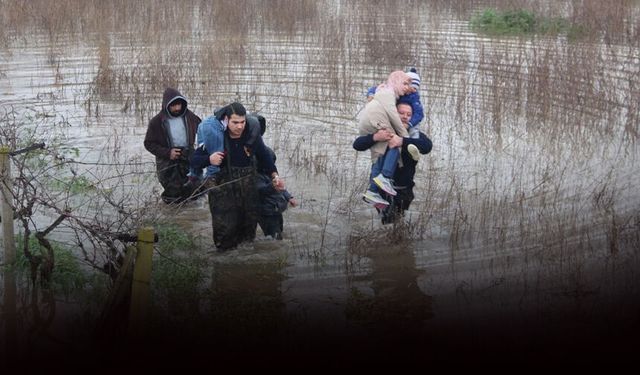 Nehir taştı, baba ve 4 çocuğu bağ evinde mahsur kaldı!