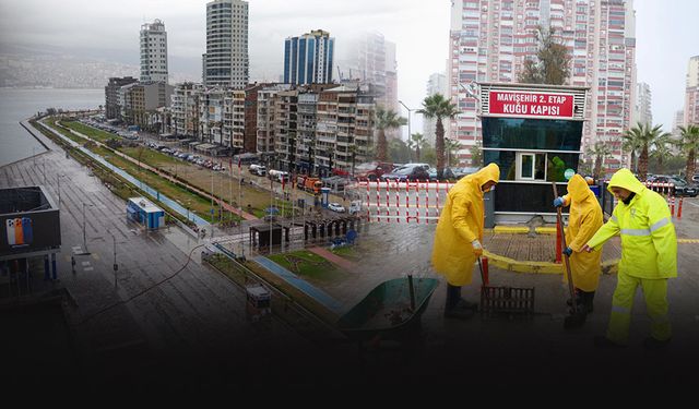 İzmir’de 88 yıldır görülmemiş yağış rekoru… Binlerce personel önlem için sahada!