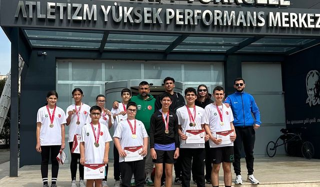 Aliağalı özel sporcular Türkiye finallerinde