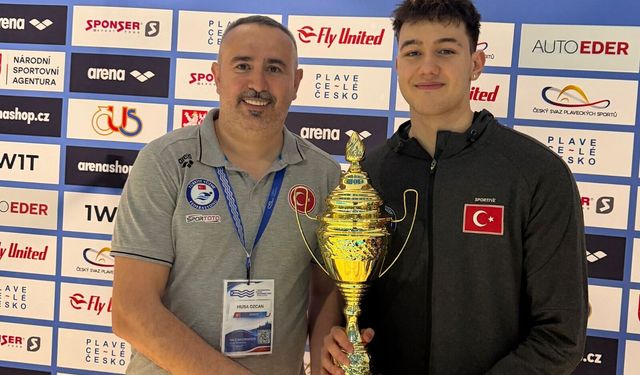 Denizlili yüzücü Ahmet Mete tarih yazdı
