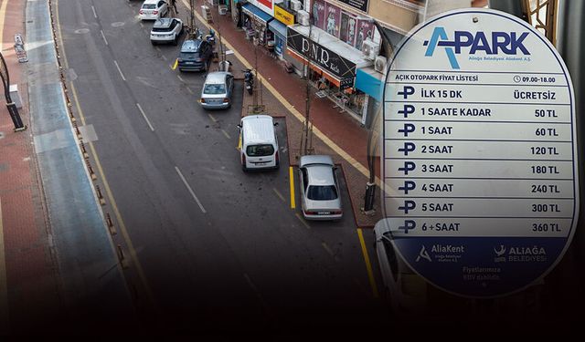Aliağa’da trafiği rahatlatacak adım: Apark hayata geçiyor