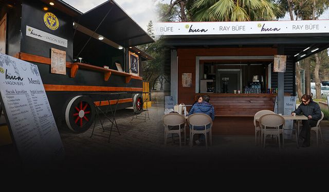Buca’ya iki yeni sosyal buluşma noktası: Ray ve Vagon büfe açıldı