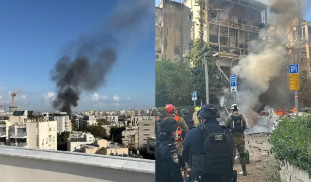 İran’dan Tel Aviv’e füze saldırısı: Çok sayıda nokta vuruldu