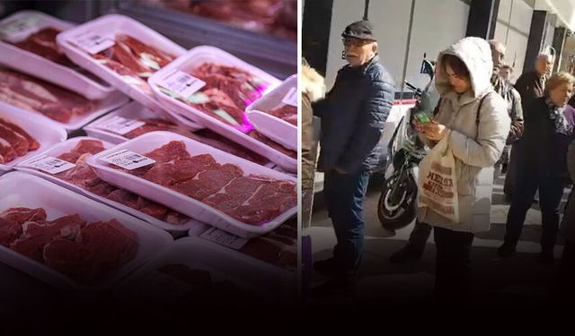 Market ve kasaplardaki et fiyatlar el yakıyor… İZMAR’larda uzun kuyruklar oluştu!