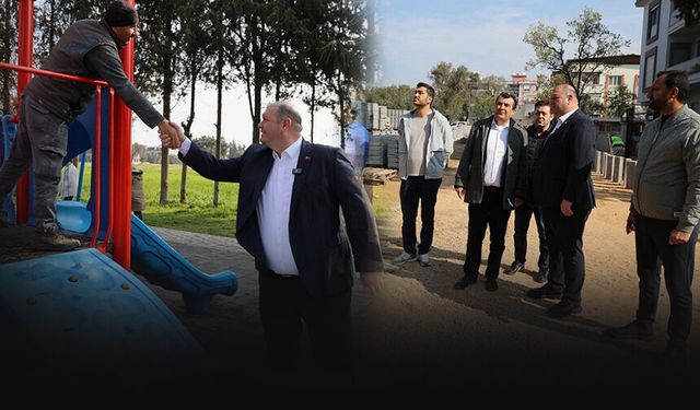 Başkan Çiçek sahaya indi... Çalışmaları inceledi!