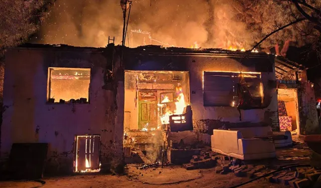 Nazilli'de müstakil evde çıkan yangın söndürüldü