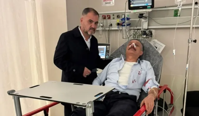 Okul müdürüne odasında saldırı!