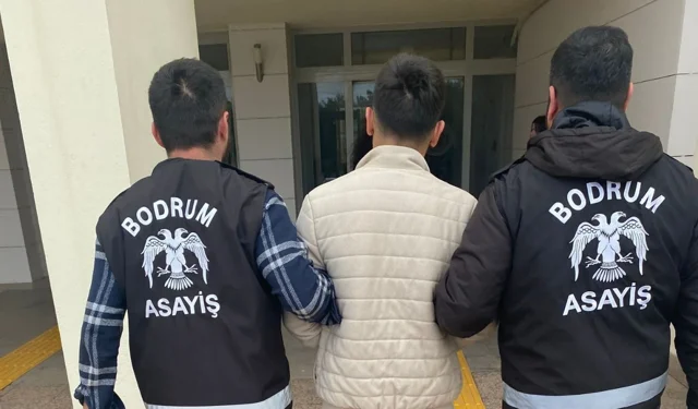Bodrum'da 11 yıl hapis cezası bulunan firari hükümlü yakalandı