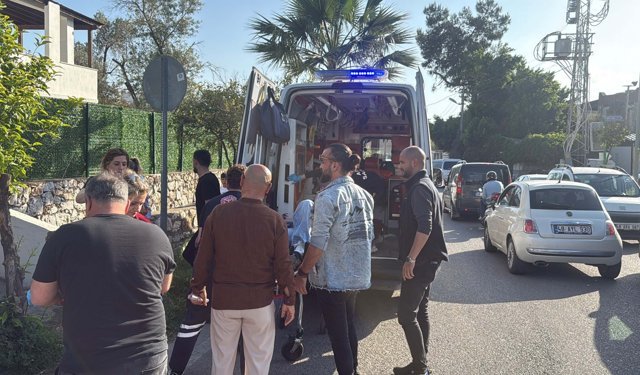 Bodrum'da evinin bahçesinde bıçaklanan kadın yaralandı