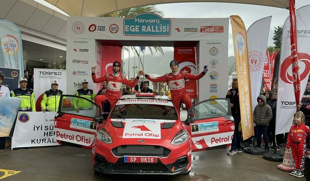 Marmaris'te ralli heyecanı sona erdi