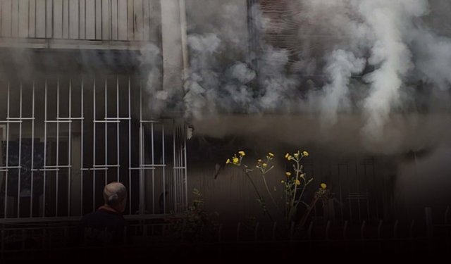 Apartmanda önce patlama, sonra yangın: Kahreden son!