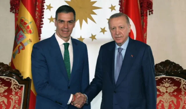 Cumhurbaşkanı Erdoğan, Sanchez ile görüştü!