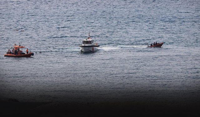 9 göçmenin öldüğü bot faciasında bir kişi için arama çalışmaları sürüyor