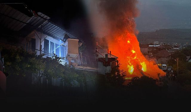 2 katlı müstakil evde yangın paniği... Küle döndü!