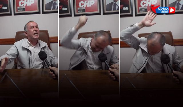 CHP'li başkan çileden çıktı masayı yumrukladı: Tanımıyoruz!