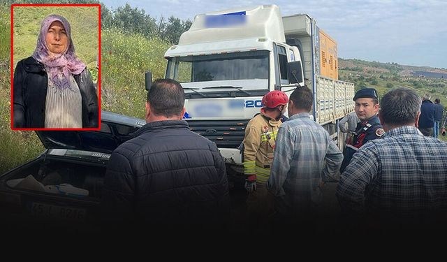 Kamyonla otomobil çarpıştı: eşleri ölüm ayırdı