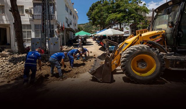 Büyükşehir'den Ödemiş’te altyapıdan sonra üstyapı hamlesi