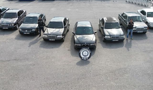Denizli'de 'change' araç operasyonu: 11 lüks araca el konuldu!