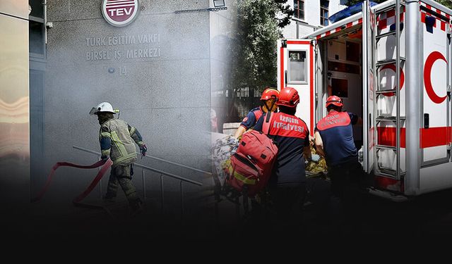 İzmir itfaiyesinden gerçeği aratmayan tatbikat...  Ekipler tam not aldı!