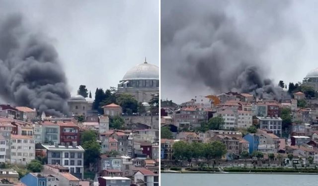 İstanbul'da korkutan yangın!