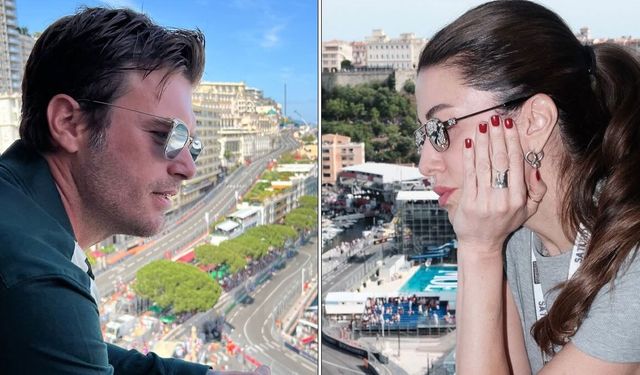 Monaco'da aşk tazelediler: Eşinin fotoğraflarını çekmeye doyamadı