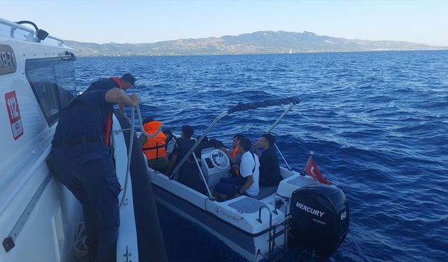 Bodrum'da 10 düzensiz göçmen yakalandı