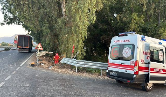 Muğla'da devrilen otomobilin sürücüsü öldü