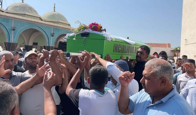 Aydın'da nehirde boğulan Şahin, son yolculuğuna uğurlandı