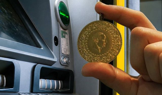 ATM'lerden altın satışı dönemi başladı!