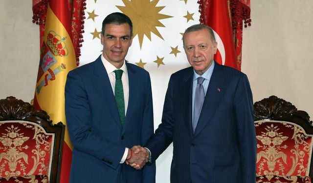 Cumhurbaşkanı Erdoğan, Pedro Sanchez ile görüştü