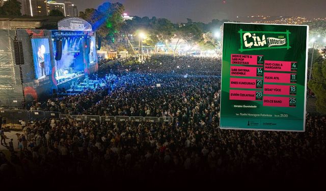 İzmir Çim Konserleri yaza renk katacak