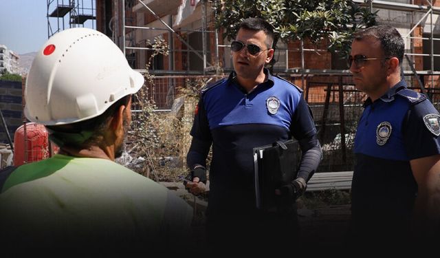 Bayraklı'da şantiyelere sıkı denetim: Kurallara uymayanlara 7 gün süre