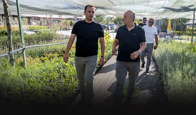 Başkan Eşki müjdeyi verdi: İzmir’in ilk lavanta parkı Bornova’ya geliyor