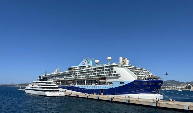 Bodrum'a 3 kruvaziyer gemisiyle 293 turist geldi