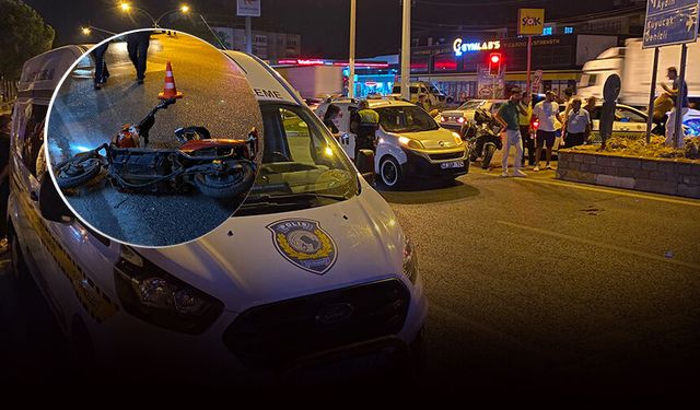 Elektrikli bisiklet, hafif ticari araçla çarpıştı: Sürücü ağır yaralı!
