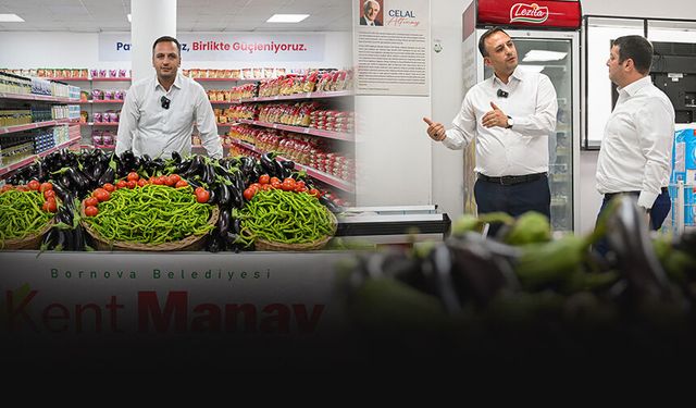 Bornova’da tarladan Kent Market’e dayanışma köprüsü