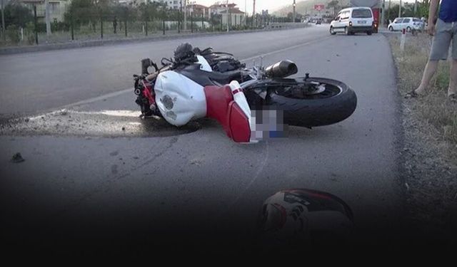Havalimanı yolunda motosiklet kazası: 1 kişi hayatını kaybetti