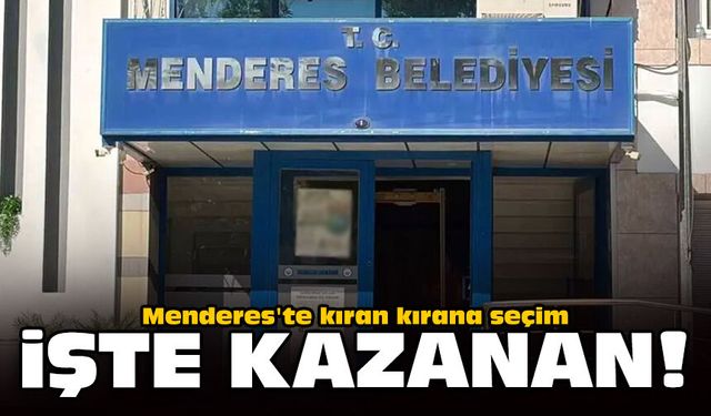 Menderes'te başkanvekilliği seçiminde 'beklenen' oldu: Belediye AK Parti'ye geçti!