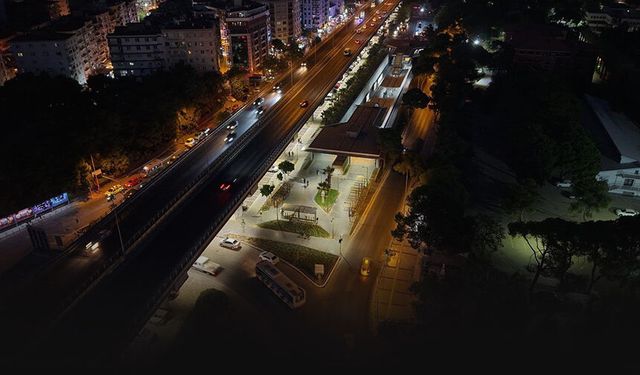 İzmir Büyükşehir’den Bornova Aktarma İstasyonu’na modern dokunuş