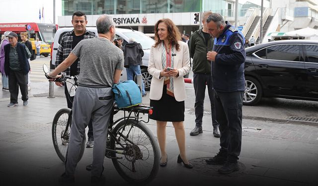 Karşıyaka Çarşısı’nda taşıt yasağı denetimleri sıkılaştırıldı