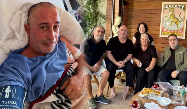 Hastaneden taburcu olan Cem Yılmaz'dan ilk kare!