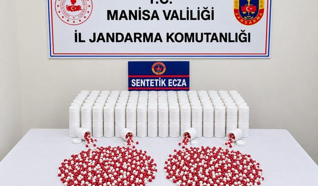 Kırsal alana gizlediği 12 bin 450 sentetik hapla yakalandı!