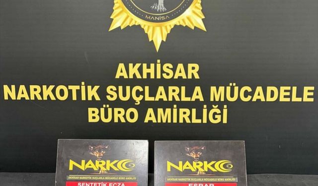 Manisa'da uyuşturucu operasyonu; 2 tutuklama