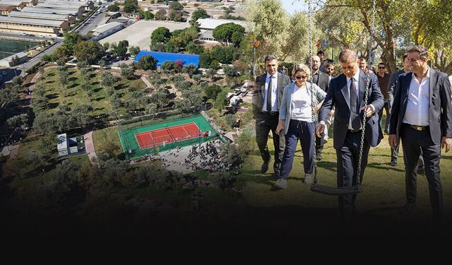 Buca’ya 22 bin 600 metrekarelik yeni yaşam alanı: Halk Parkı açıldı