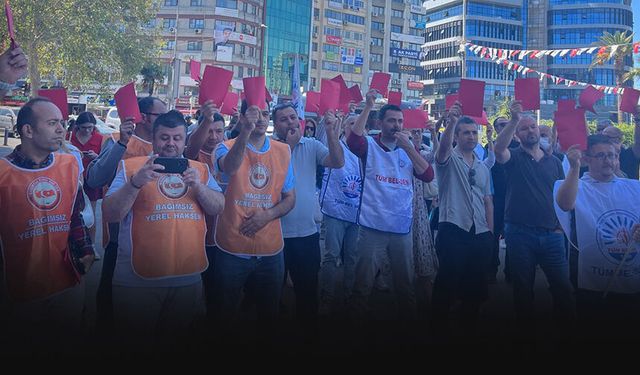 Konak Belediyesi’nde emekçilerden ‘kırmızı kart’: “Uzatma dakikaları bitti!”