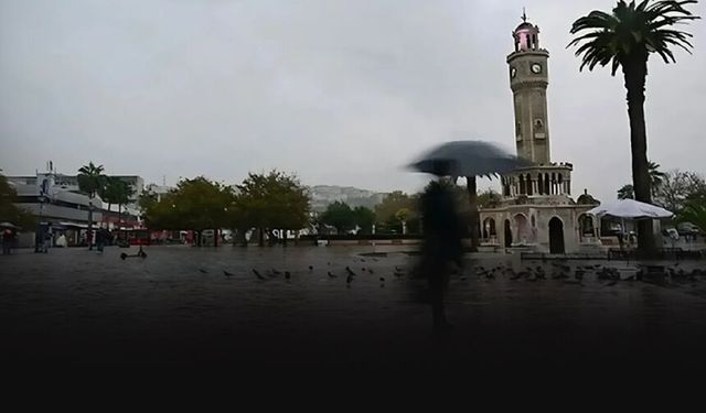 İzmir’de sıcaklıklar düşüyor! Gök gürültülü sağanak geliyor